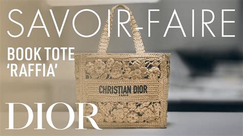 borsa dior in rafia|Raffia 'Dior Book Tote' Bag: Woven Wonders of Elegance.